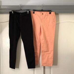 Bundle of two pairs of women’s chino pants